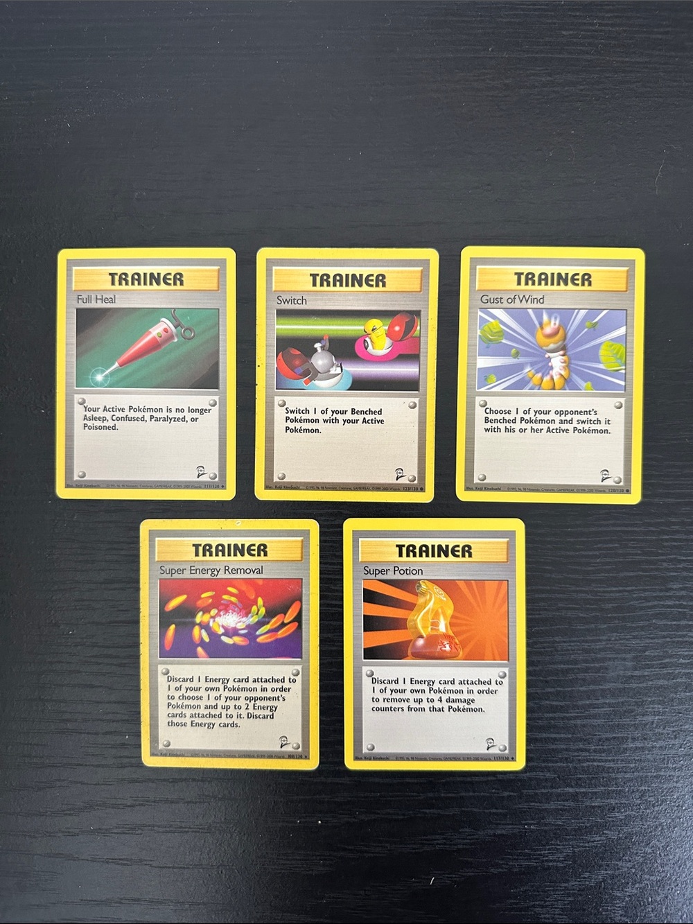 Pokémon Base Set 2 VintageTrainer Card Lot WOTC